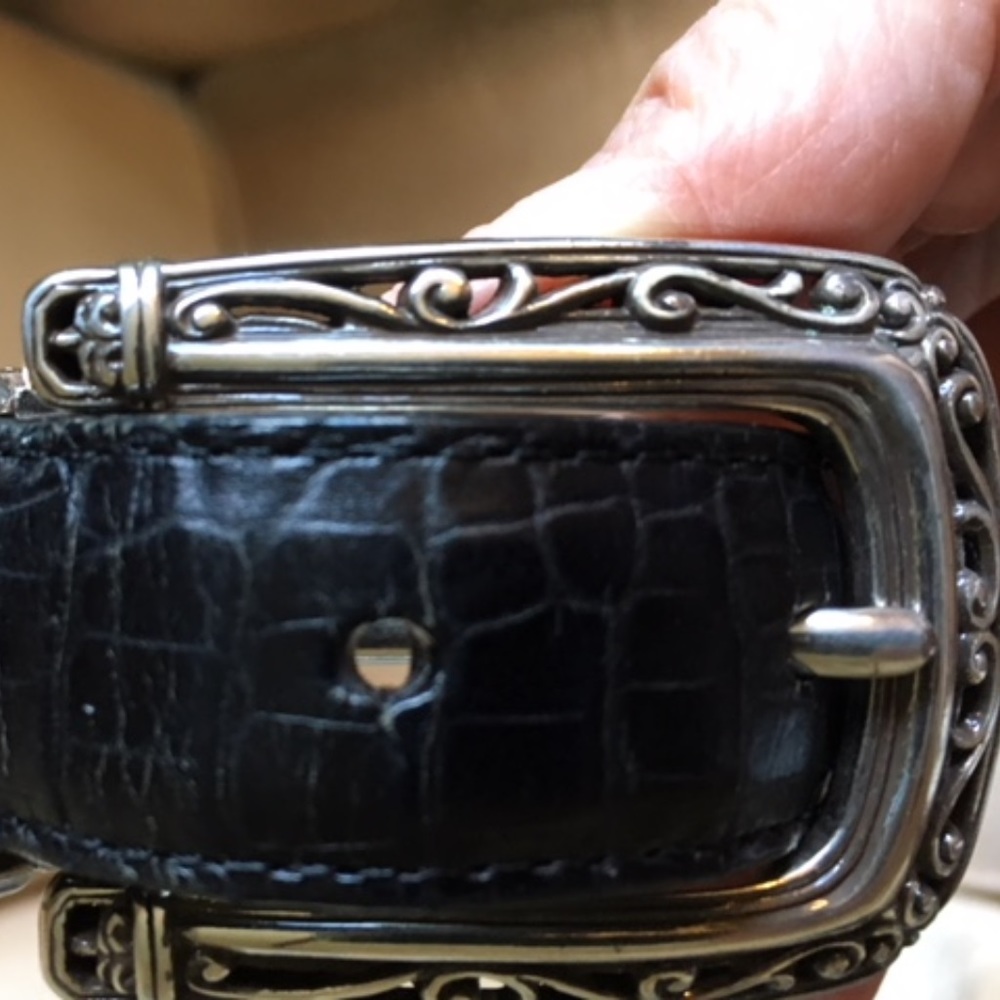 Brighton Black/Brown Reversible Leather Belt